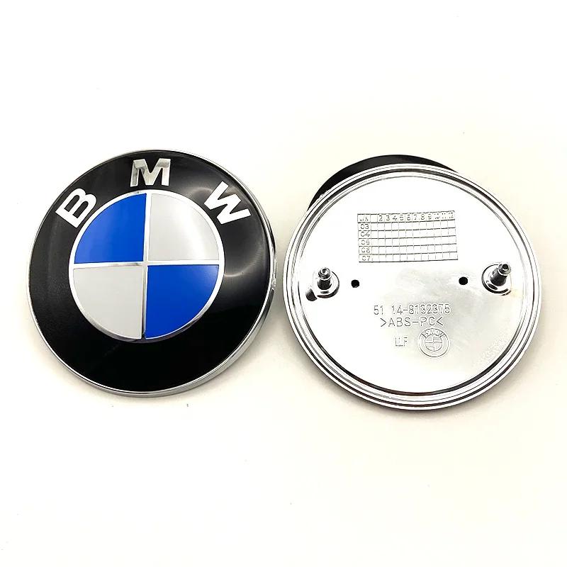 Для BMW Горячий 2025 1 шт. 82 мм 74 мм Автомобильный значок Логотип на капот передний задний багажник для Bmw E46 E39 E38 E90 E60 Z3 Z4 X3 X5 X6 511481323