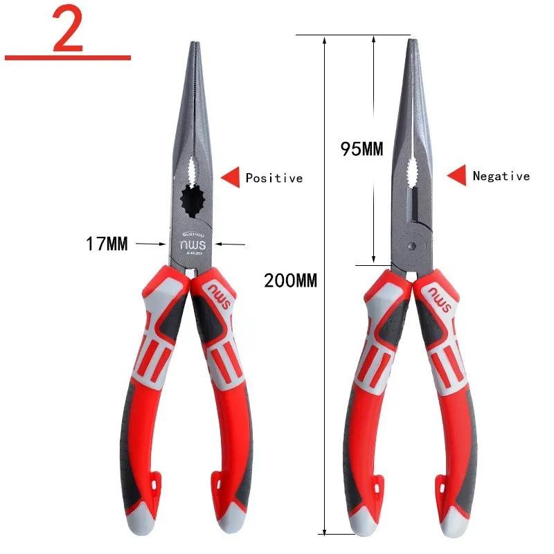 6''/7''/8” Многофункциональные кусачки для проволоки Немецкие электромонтажные пассатижи Утолщенная головка зажима Хромованадиевая сталь Электромонтажные инструменты