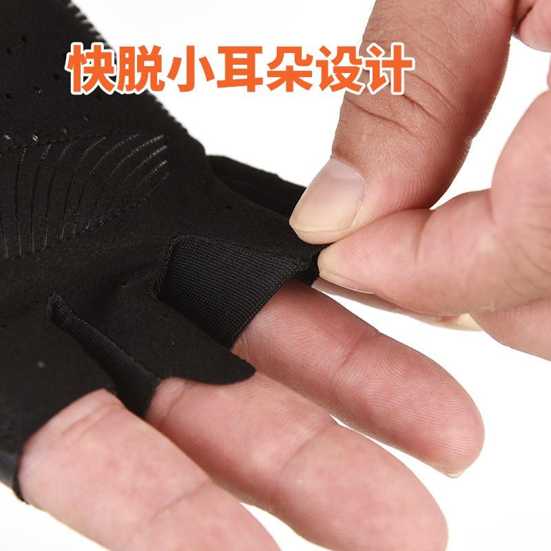 Unisex Half-Finger Workout Gloves Weightlifting Dumbbell Pull-Up Bar Cycling Anti-Slip Grip Support Use