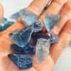 Natural Blue Fluorite Stone Healing Quartz Ore Mineral Energy Stone Fluorite Ornament Rough Crystal Healing Stones