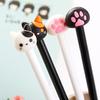 2Pcs Cute Cat Paw Ink Gel Pen Writing Marker Student Office Stationery Gift