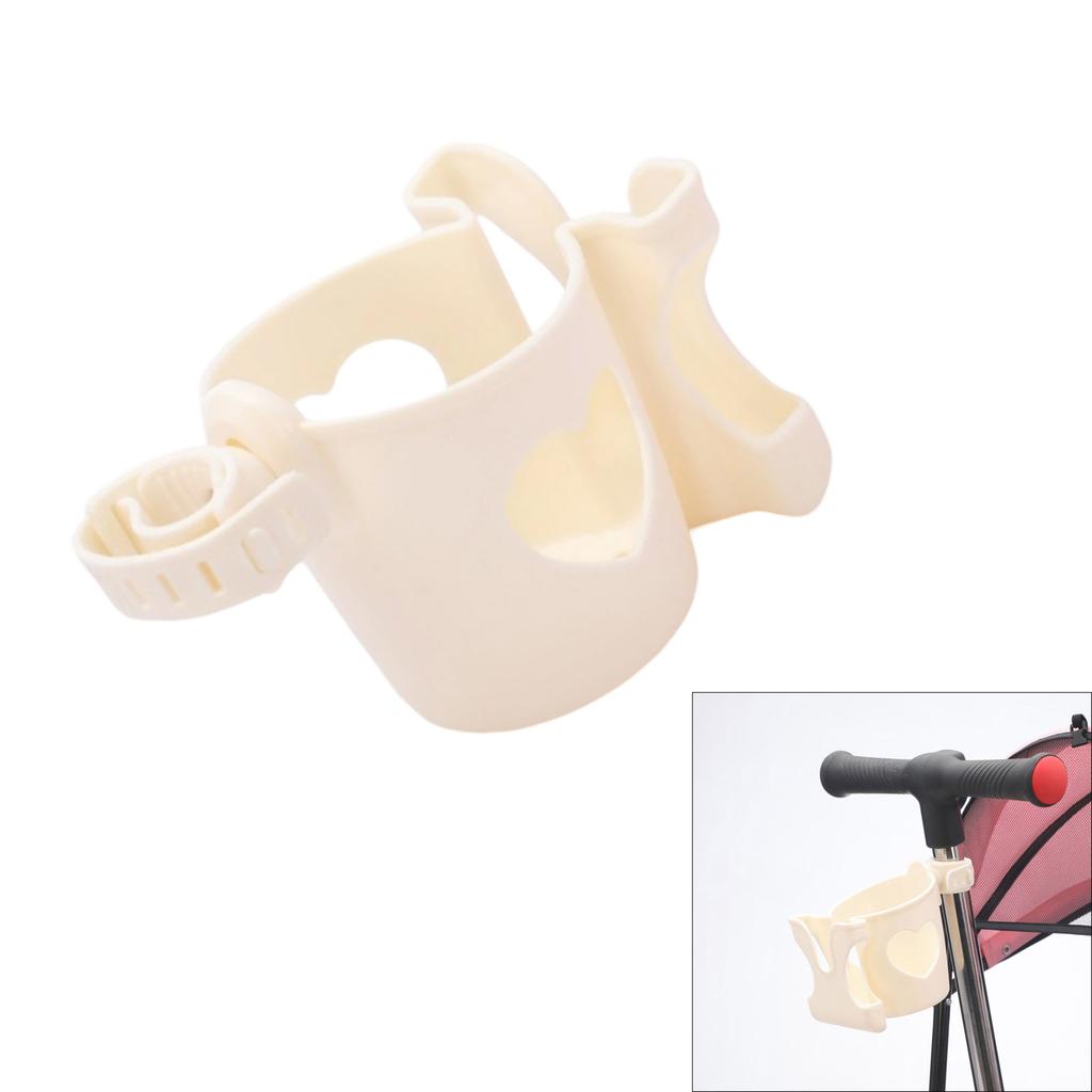 Multifunctional 2 In 1 Baby Stroller Cup Holder Bottle Storage Rack Phone Mount 360 Degree Rotate for Easy Outings