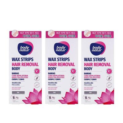 Body Natur Восковые полоски для депиляции для тела 16 х 3