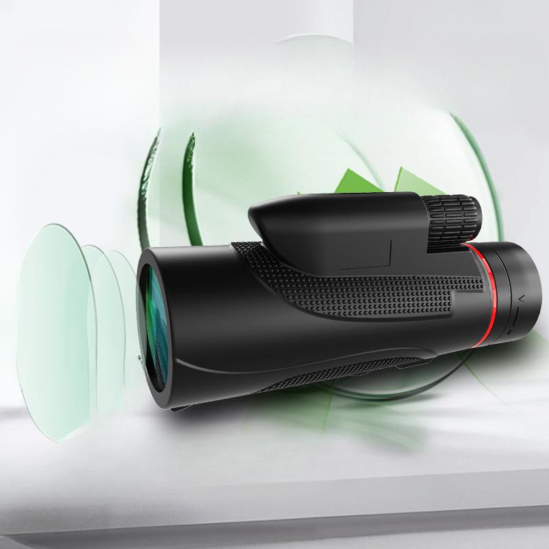 Новый монокулярный телескоп 12 × 50 с оптическим качеством HD HD предназначен для просмотра концертного телескопа с камерой мобильного телефона.