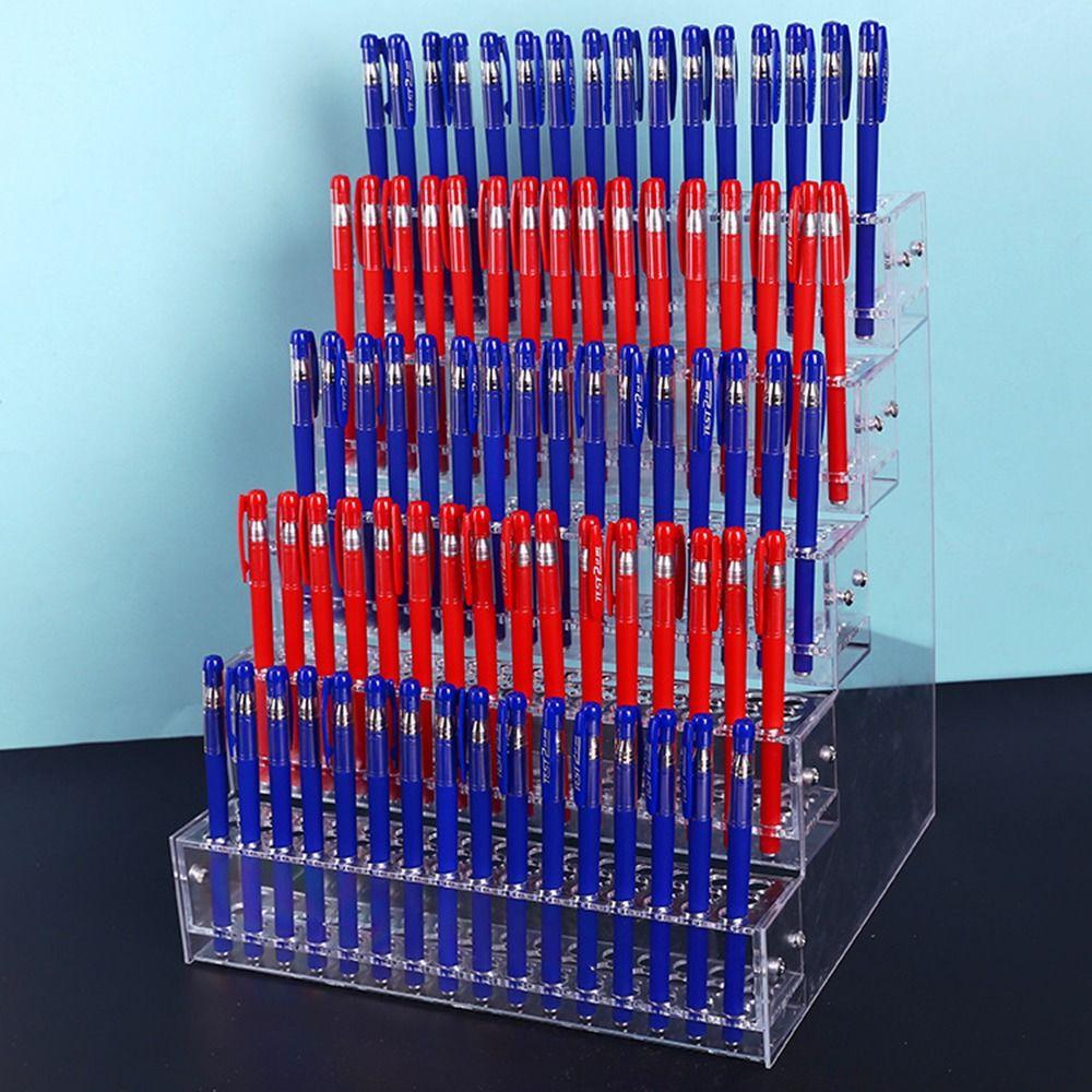 1/2/3/4 Layer Mark Pen Holder Acrylic Brush Storage Rack Makeup Brush Holder Desktop Ornaments