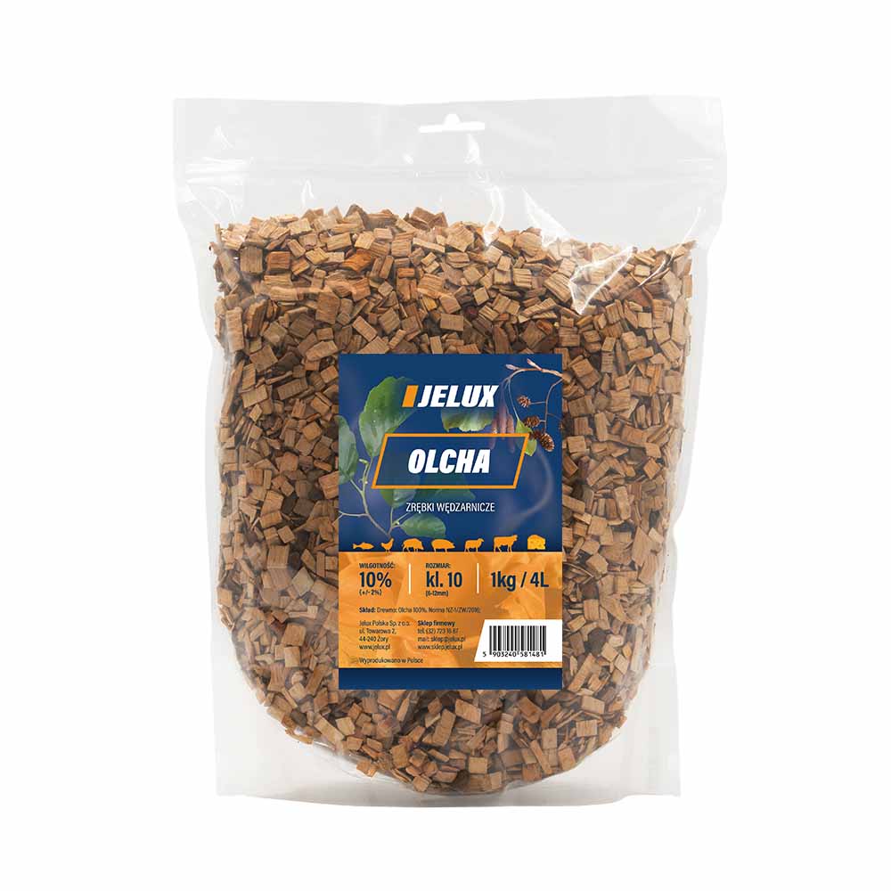 Zrębki Wędzarnicze Olcha Kl10 1Kg