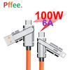 4 в 1, 100 Вт, 6 А, USB-кабель типа C Lxxning PD, быстрая зарядка для всех телефонов, универсальный