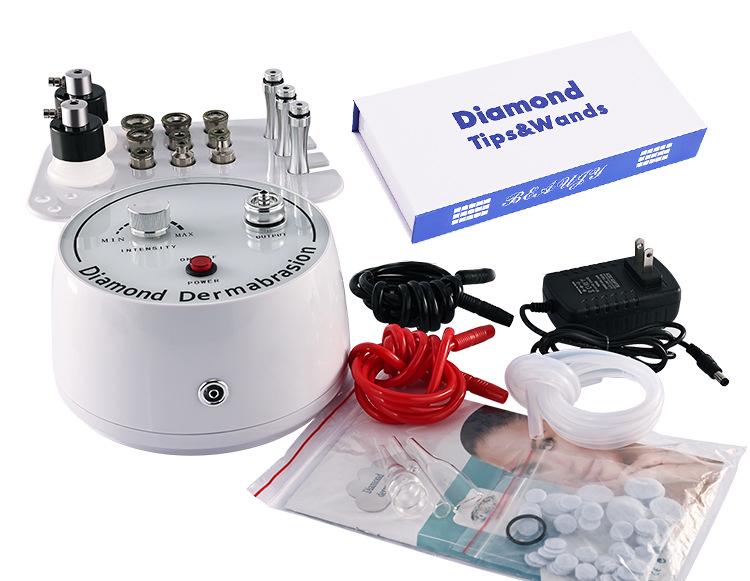 Three-in-One Diamond Microdermabrasion Machine for Pore Cleaning and Skincare