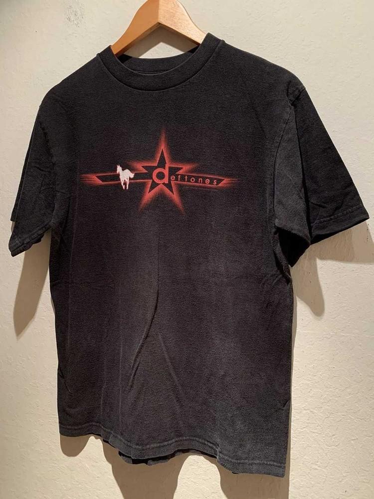 Винтажная футболка Deftones White Pony Giant Band для мужчин и женщин, унисекс