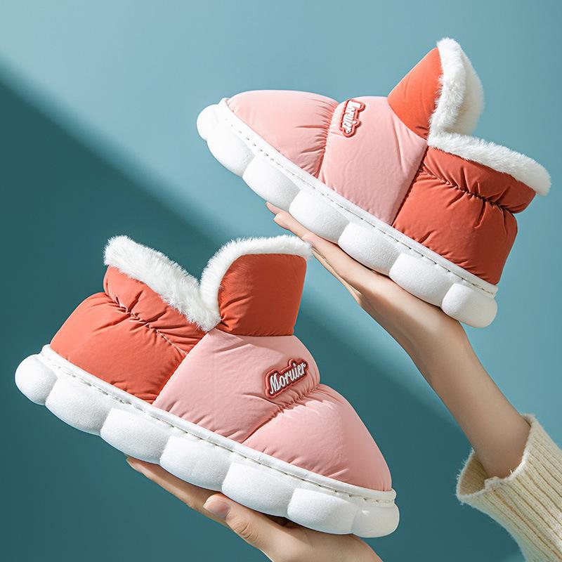 Детская домашняя обувь на толстой подошве с противоскользящим покрытием