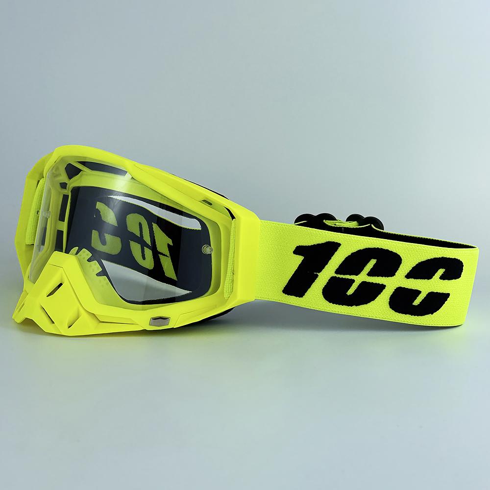100 Sports Мотокроссовые очки Мотоциклетные солнцезащитные очки Мужские MTB ATV Маска Ветрозащита Защита Лыжи Велоспорт Гоночные Внедорожные очки