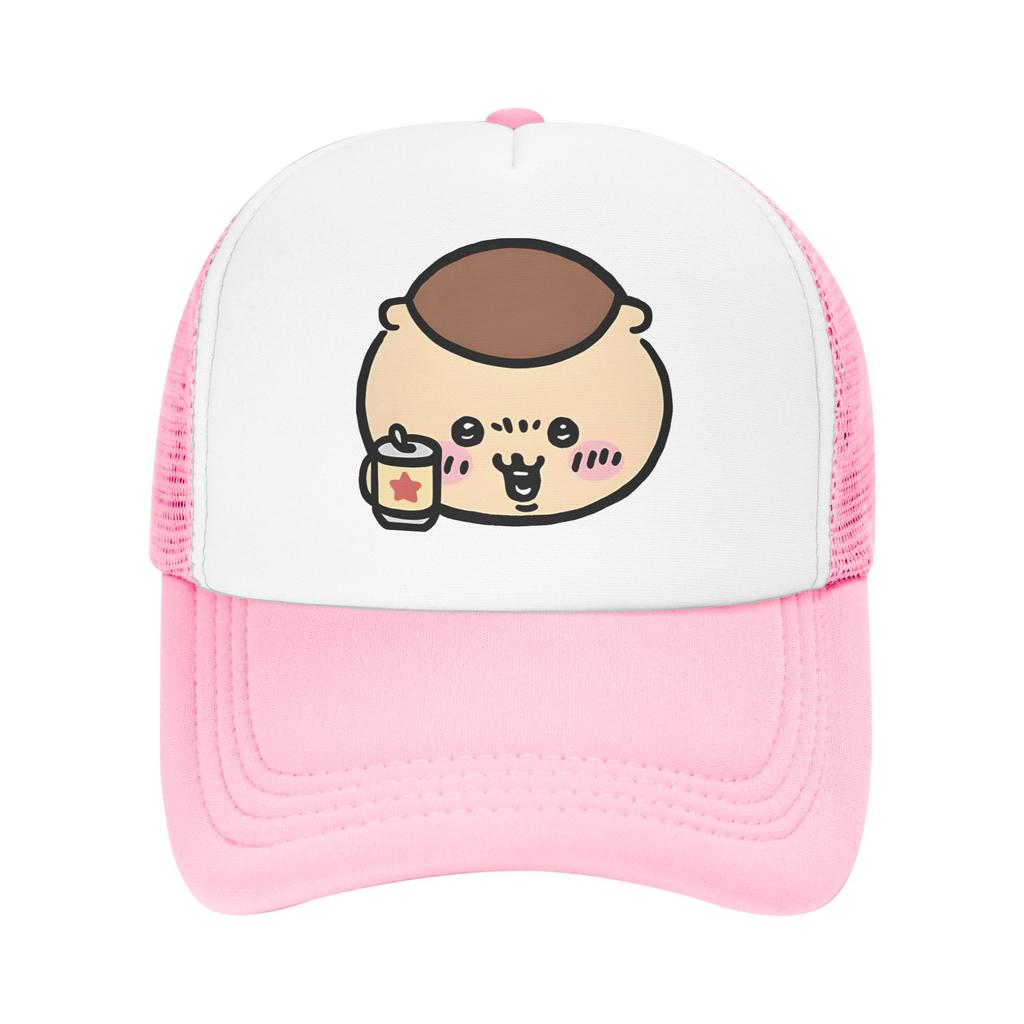 Unisex Chiikawas KuriUnisexju Trucker Cap Fashion Mesh Baseball Cap Polyester  Hat Sun Hats Adjustable Golf Hats Autumn