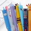 Мультяшные стираемые гелевые ручки Милые дизайны с животными 0,7 мм Синие чернила Плавное письмо Чисто стираемая ручка Школьные принадлежности Подарки на вечеринку