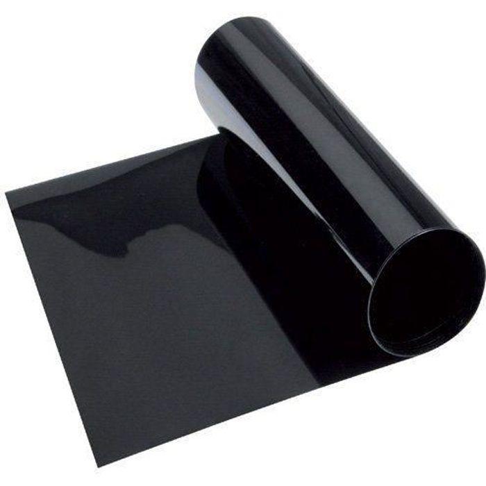 Bande Pare Soleil - FOLIATEC - FT1025 - Teinte Noir - Automobile - Pare-brise Avant