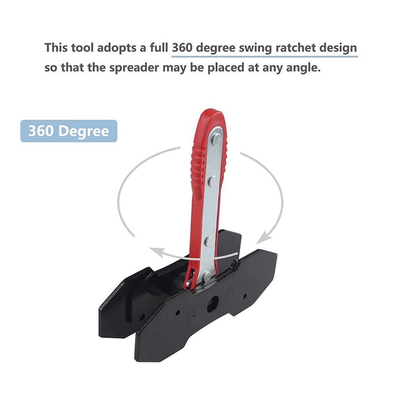 Car Press Automobile Ratchet Brake Piston Spreader Caliper Pad Portable tall Tool For Most Large Trucks-M53K