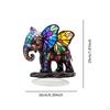 2D Акриловый Знак Слон Декоративная Табличка Коллекционная с Подставкой Цветной Настольный Орнамент Настольная