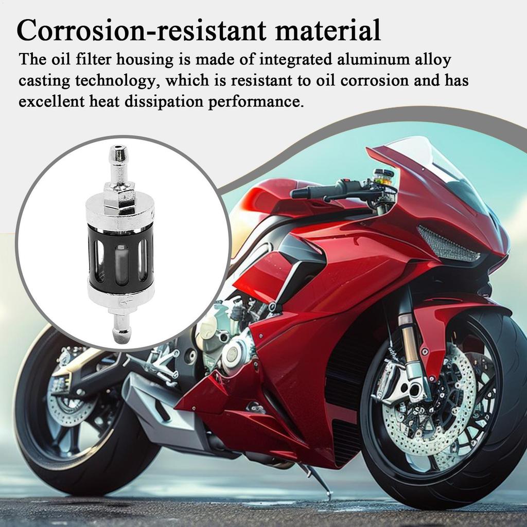 Мотоциклетный масляный фильтр 8 мм Защита двигателя Масляный фильтр Металлический моющийся Мотоциклетные аксессуары для обслуживания Снегоход