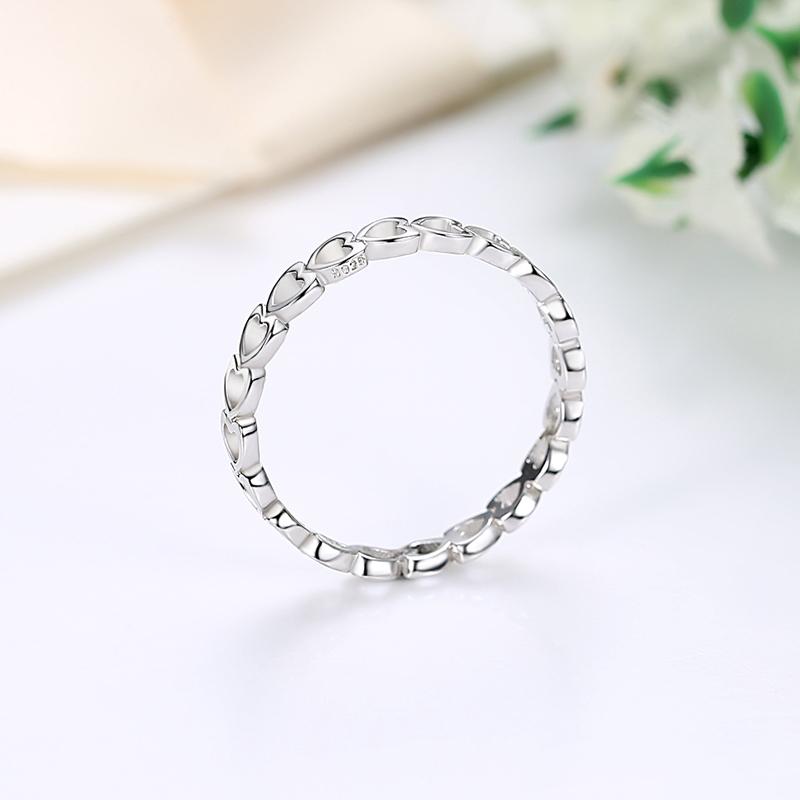 Кольца из стерлингового серебра 925 пробы для женщин, оригинальная Корона, сердце, поперечный рычаг, обручальное свадебное кольцо из розового золота с кристаллами, роскошные ювелирные изделия