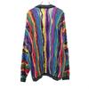 Coogi 90s Australian Made Old Long Sleeve V-neck 3D Cotton Knit Cardigan Men's Used