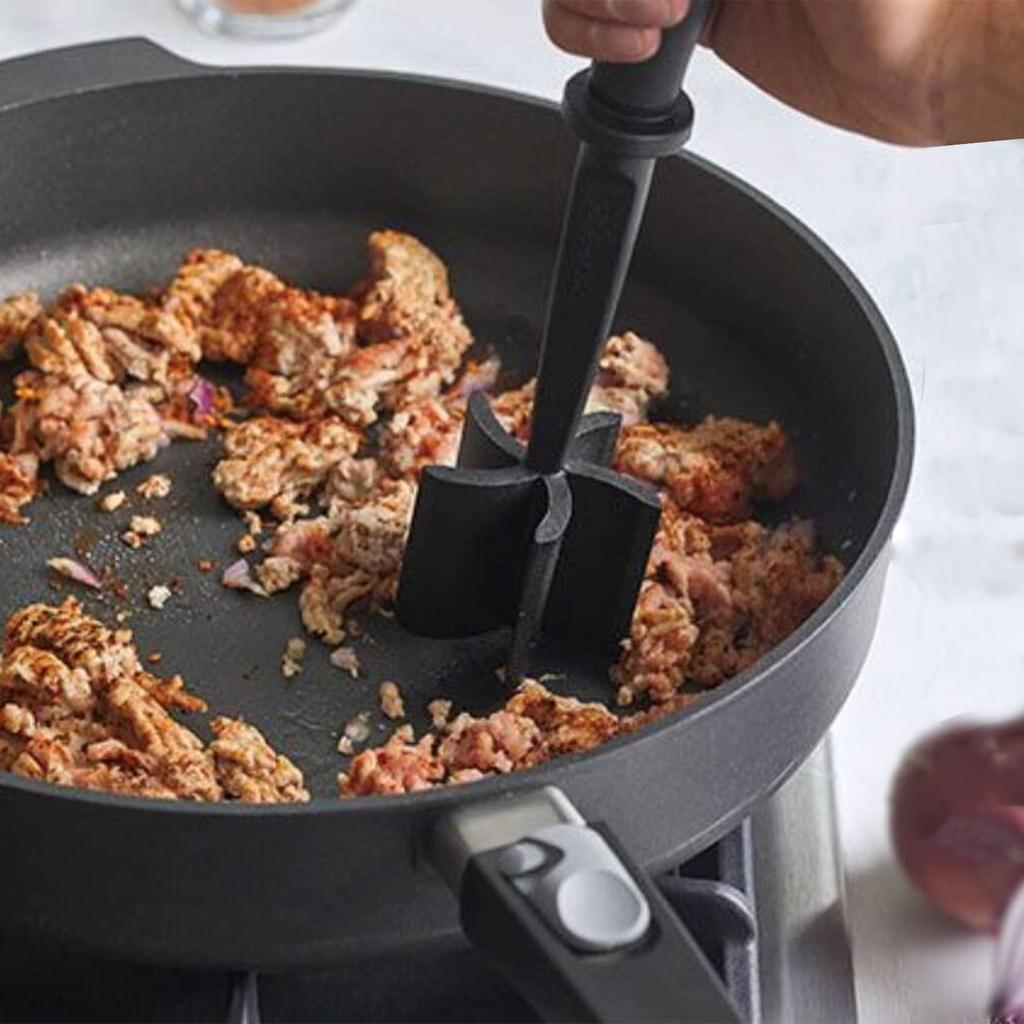 Ручной резак для мяса, пибимбап, перемешивающий и измельчающий лопатку для измельчения мяса, скребок для приготовления фарша, инструмент для отбивания мяса