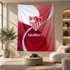 Decorative Tapestry,Sevilla FC Printed Wall Art, Lightweight Wall Hanging For Bedroom Background