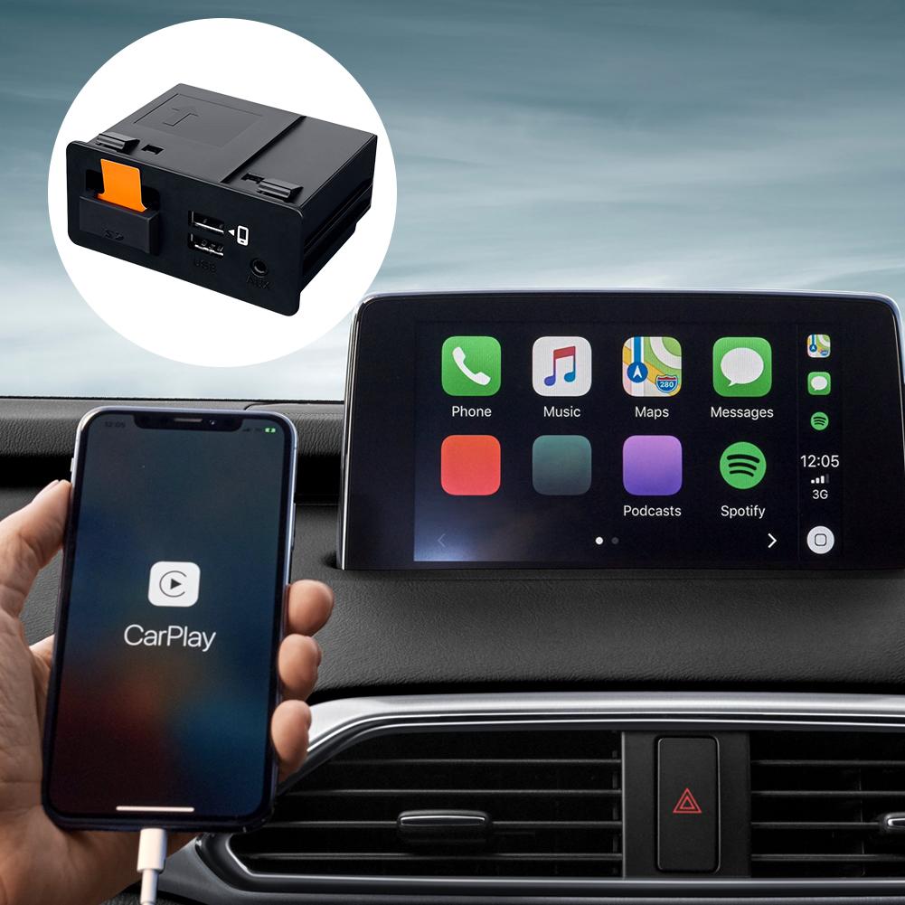 Проводной CarPlay Android Auto USB-хаб адаптер TK78-66-9U0C Комплект для дооснащения Plug and Play для Mazda 2 3 6 CX3 CX5 CX8 CX9 MX5