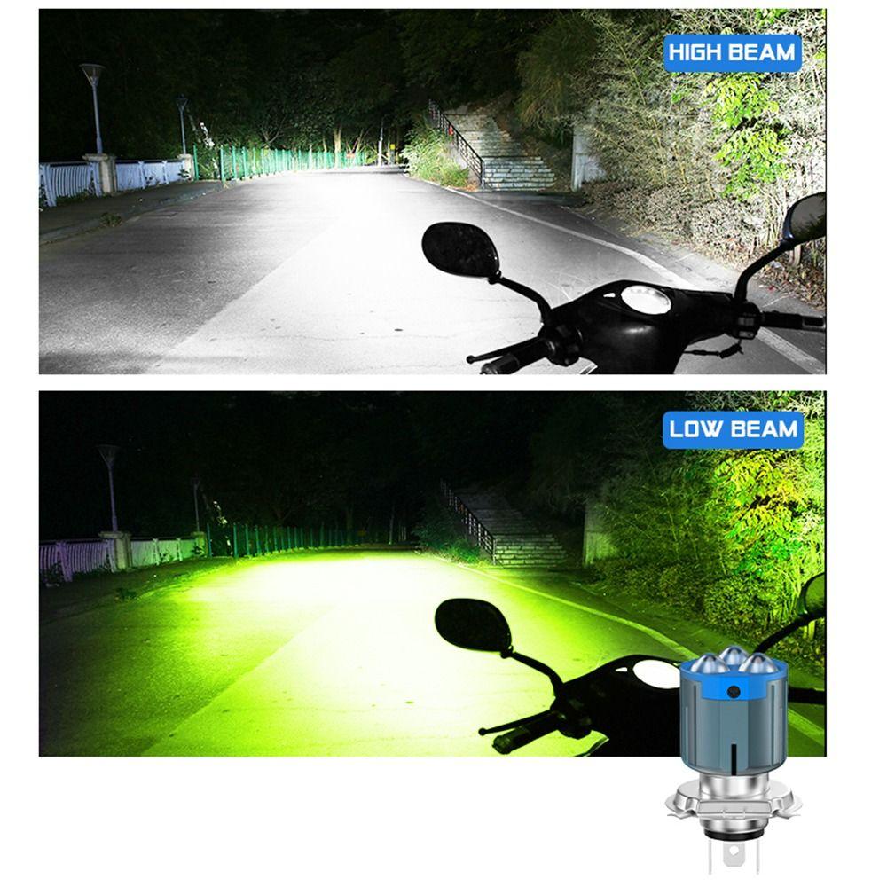 3500LM Brightness LED Motorcycle Headlight High Low Beam Motorbike Spotlight Scooter Application