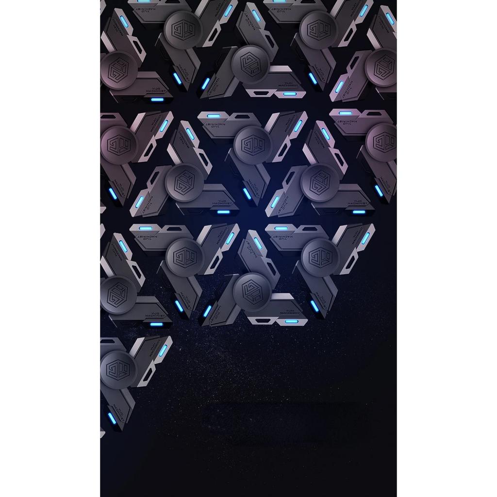 Fingertip Gyro Luminous Metal Alloy Smart Fidget Spinner Desk Hand Stress Relief Toys for Adults