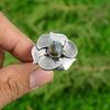 Gift For Her 925 Silver Natural Labradorite Statement Flower Adjustable Ring