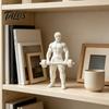 Компактная Фигурка для Фитнеса, 3D-печатная Статуэтка Мускулистого Мужчины, Скульптура на Фитнес-Тему для Бодибилдеров, Подарок для Энтузиастов, Спортивная Фигурка, Статуэтка Тяжелоатлета