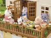 Дом Sylvanian Families Дом с красной крышей и мансардой — это секретный игрушечный кукольный домик Her51 ST Mark для детей от 3 лет и старше Sylvanian Families EPOCH