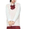 WEGO Вязаный школьный свитер Студенческий однотонный жилет для старшей и средней школы Осень и Весна и Размеры Жилет Розовый Женский жилет, Топ,