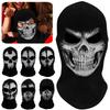 Unisex Motorcycle Helmet Ghost Face Mask Scary Skeleton Skull Mask for Cosplay Party Halloween Cycling Skateboard