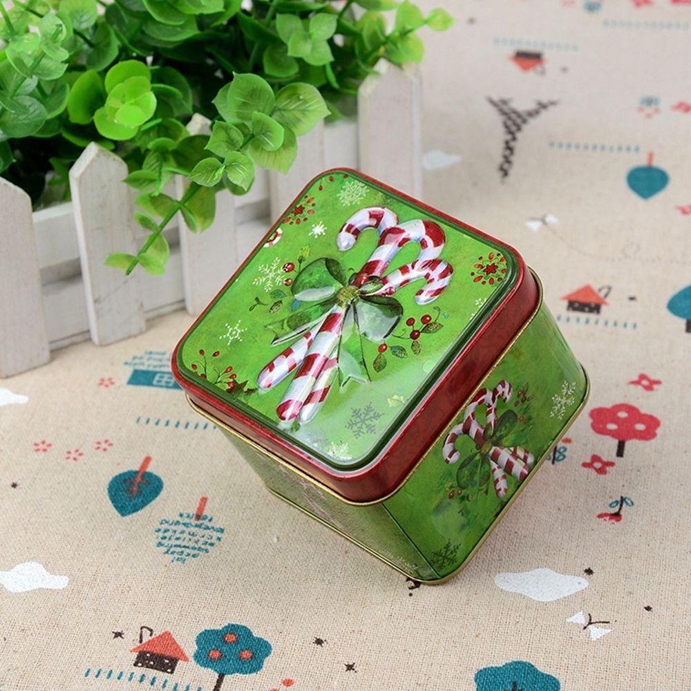 Christmas Ornaments Tin Box Gift Box Storage Box Candy Box Christmas Supplies Christmas Decorations