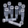 10Pcs 7Ml Centrifuge Tube Screw Cap Flat Bottom Plastic Centrifugal Tubes With Scale Centrifugal Tube Lab Vial Sample Container