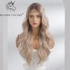 BLONDE UNICORN Lace Front Wig Blonde Wave Wig Hair Synthetic Wigs for Black White Women Daily Party Cosplay Heat Resistant Hair