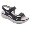New Leather Sandals For Women In Women's Sports Style Wedge Light Velcro Slippers Comfortable Breathable And Versatile Casual