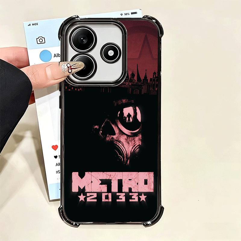 Мягкий чехол для телефона Metro 2033 для Xiaomi Poco X7 X8 Pro Max X6 X5 X3 F8 Ultra F7 M8 M7 M5S Redmi 15C 15A 15 14C 13C 12C 13 12