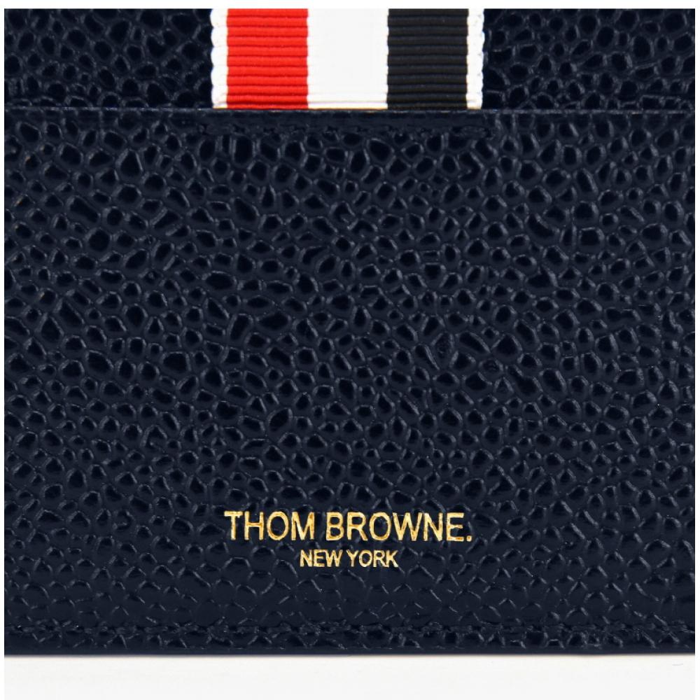 Tom Brown Faw035a 00198 415 Pebble Grain Three Line Tab Card Holder