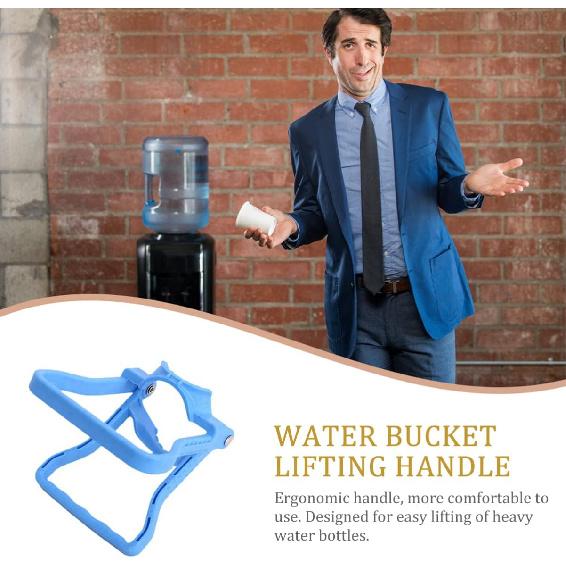 4pcs Water Lifter Bottled Water Handles Energy Saving Water Bucket Lifters Water Bottle Carrier Lifters Bucket Carrier Handle Plastic Bottled Water