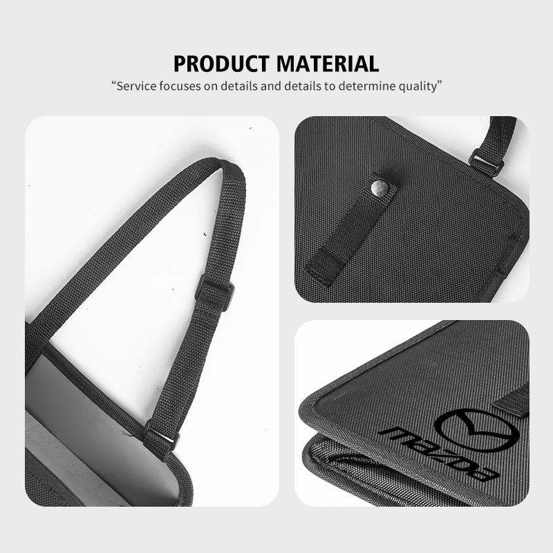 For Mazda Car Seatback Storage Bag Bottle Holder Cup Tissue Box Hanger 2 3 5 6 Axela Atenza Speed 6 CX3 CX4 CX5 CX7 CX8 CX9 MS f3