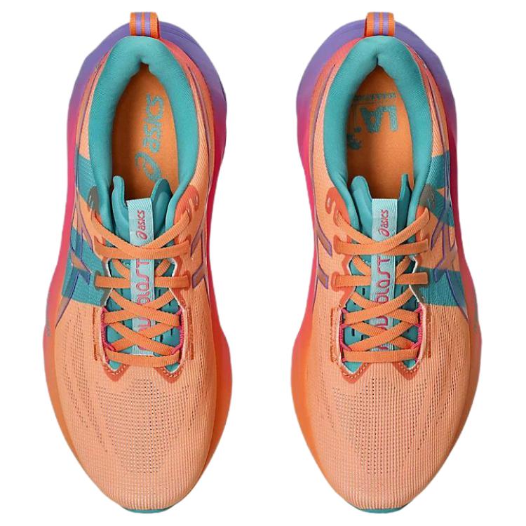 ASICS NOVABLAST 5 Running Shoes Unisex Fresh Orange Teal 1013A213-800