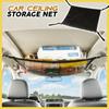 Car Ceiling Storage Net Roof Luggage Mesh Bag Adjustable Travel Storage Bag Tent Towel Camper Car Accessories Supplies Interior