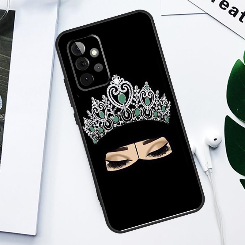 Исламский арабский хиджаб Девушка Для Samsung Galaxy A06 A05 A16 A54 A34 A14 A55 A35 A15 A53 A33 A13 A22 A32 A52 Чехол для телефона