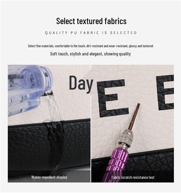 Two-Tone European & American Fashion Shoulder and Crossbody Large Tote Bag