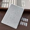 Nail Art Stamping Plates Lace Butterfly French Patterns Silicone Stamper Manicure Tools