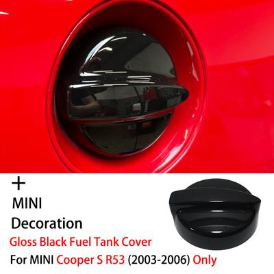 Для MINI Cooper S R53 2003-2006 Совершенно новый пластиковый стиль Ray, черная крышка топливного бака, автомобильные аксессуары для стайлинга автомобилей