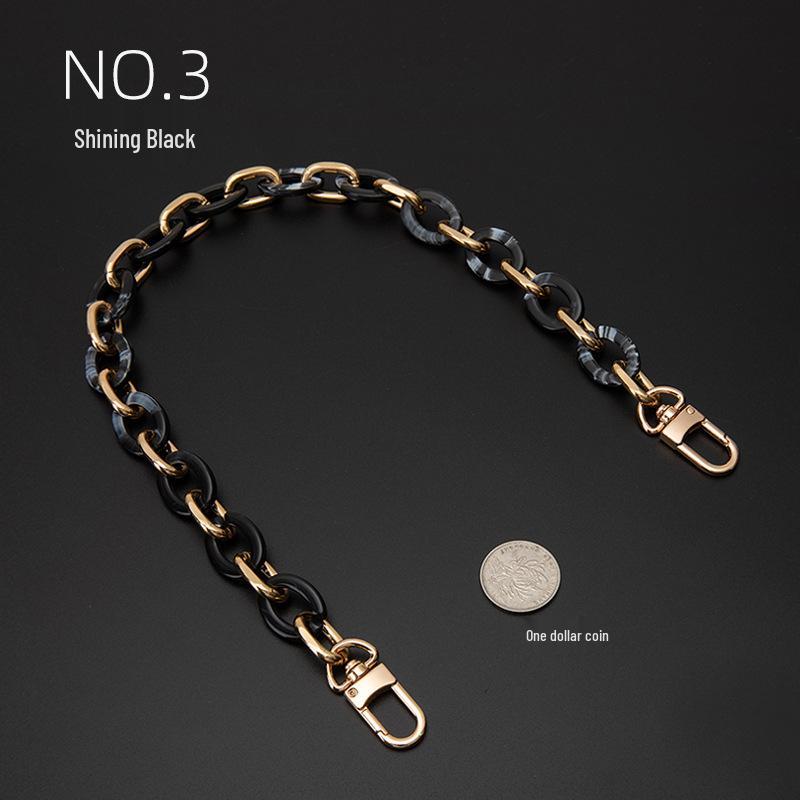 Decorative Chain Shoulder Bag Strap with Charms - Crossbody Underarm Chain Accessories