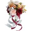 Realistic Rose Flower Handheld Bouquet for Wedding Elegant Bridal Tossing Bouquets for Bridesmaid Wedding Celebrations