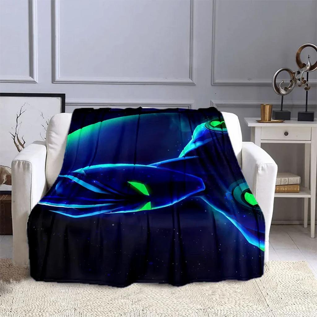 Cartoon B-Ben 10 Hero Anime Blanket Children's Blanket High Quality Flannel Blanket Soft Comfortable Home Travel Blankets